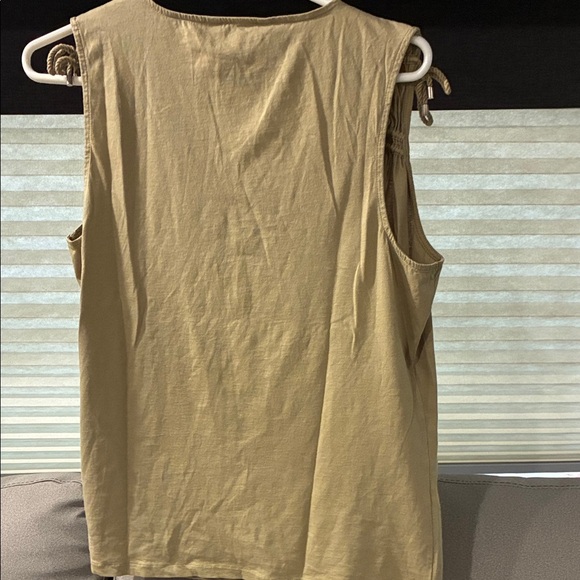 Ralph Lauren cotton Tan Tank for Women - Picture 3 of 6